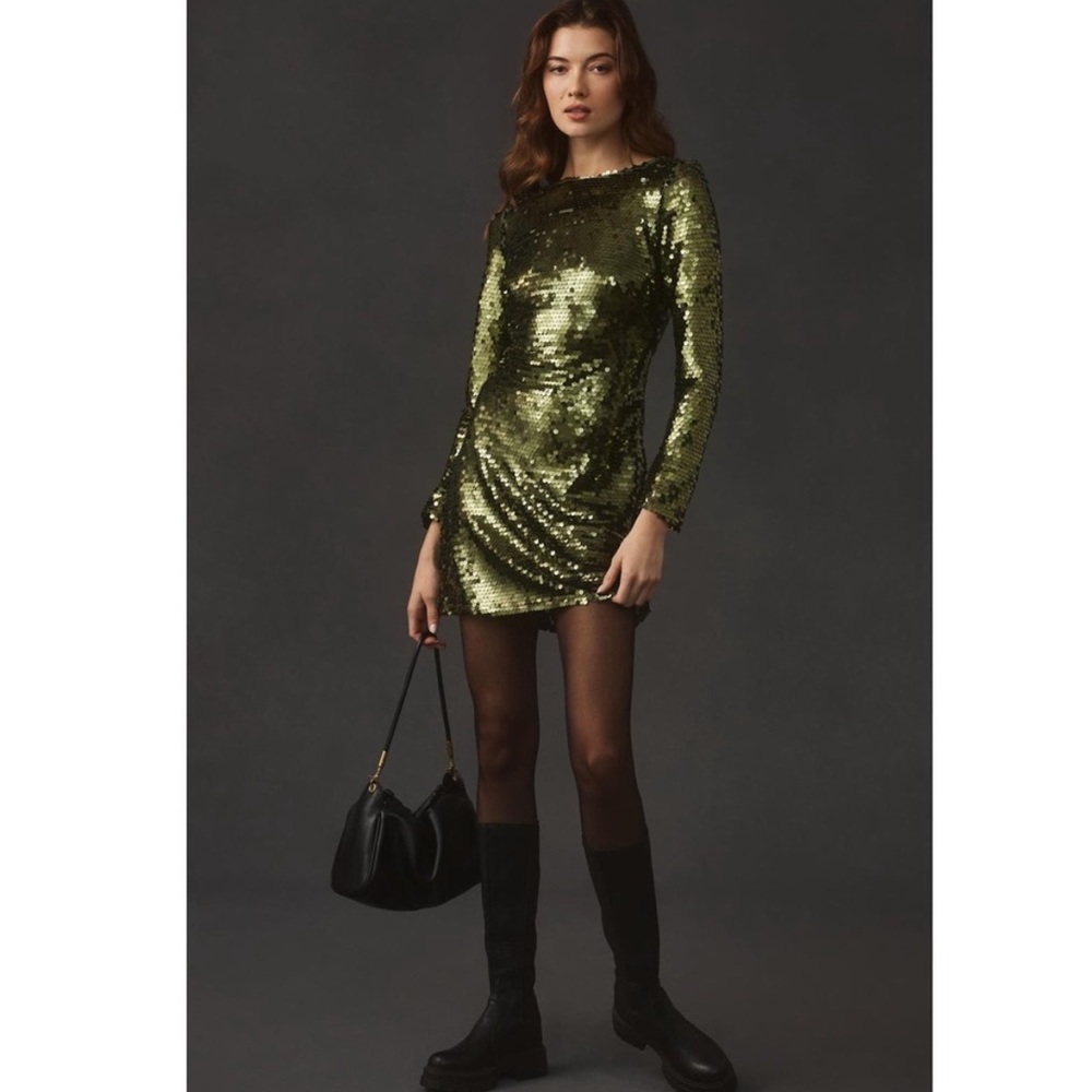 Sequin Green Dress
